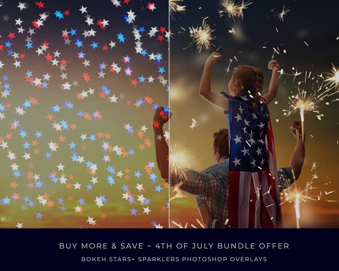 4th of July Bundle Offer Photo Overlays