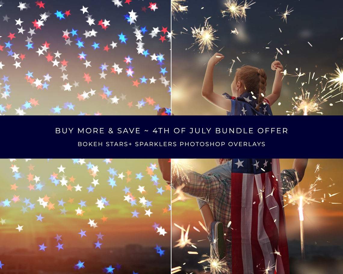 4th of July Bundle Offer Photo Overlays