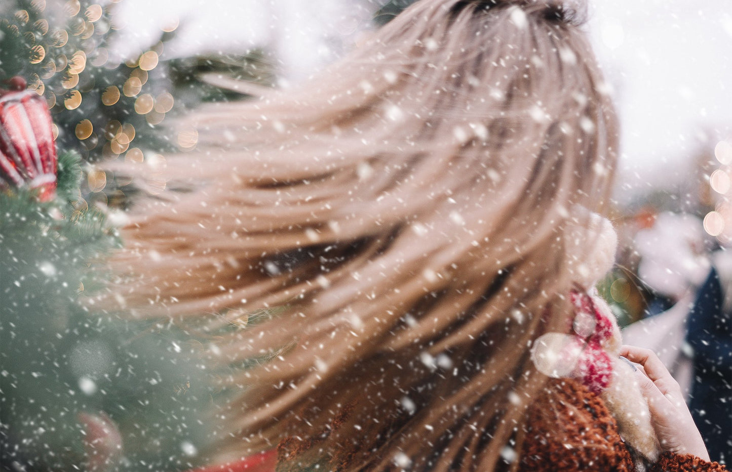 White Wedding Snow & Bokeh Photo Overlays