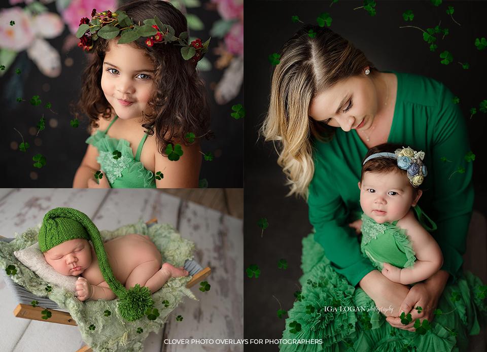 Clover Photo Overlays for Photographers - Photoshop Overlays, Digital Backgrounds and Lightroom Presets