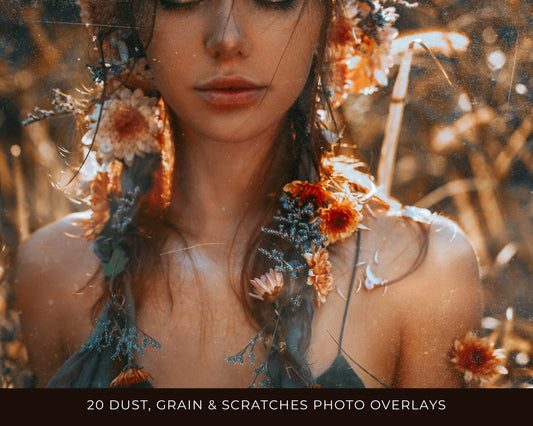Vintage Film Dust and Scratches Photo Overlays