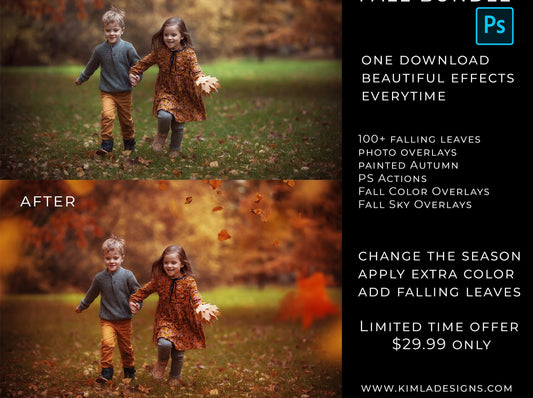 Fall Bundle Offer PS Actions and Fall Overlays