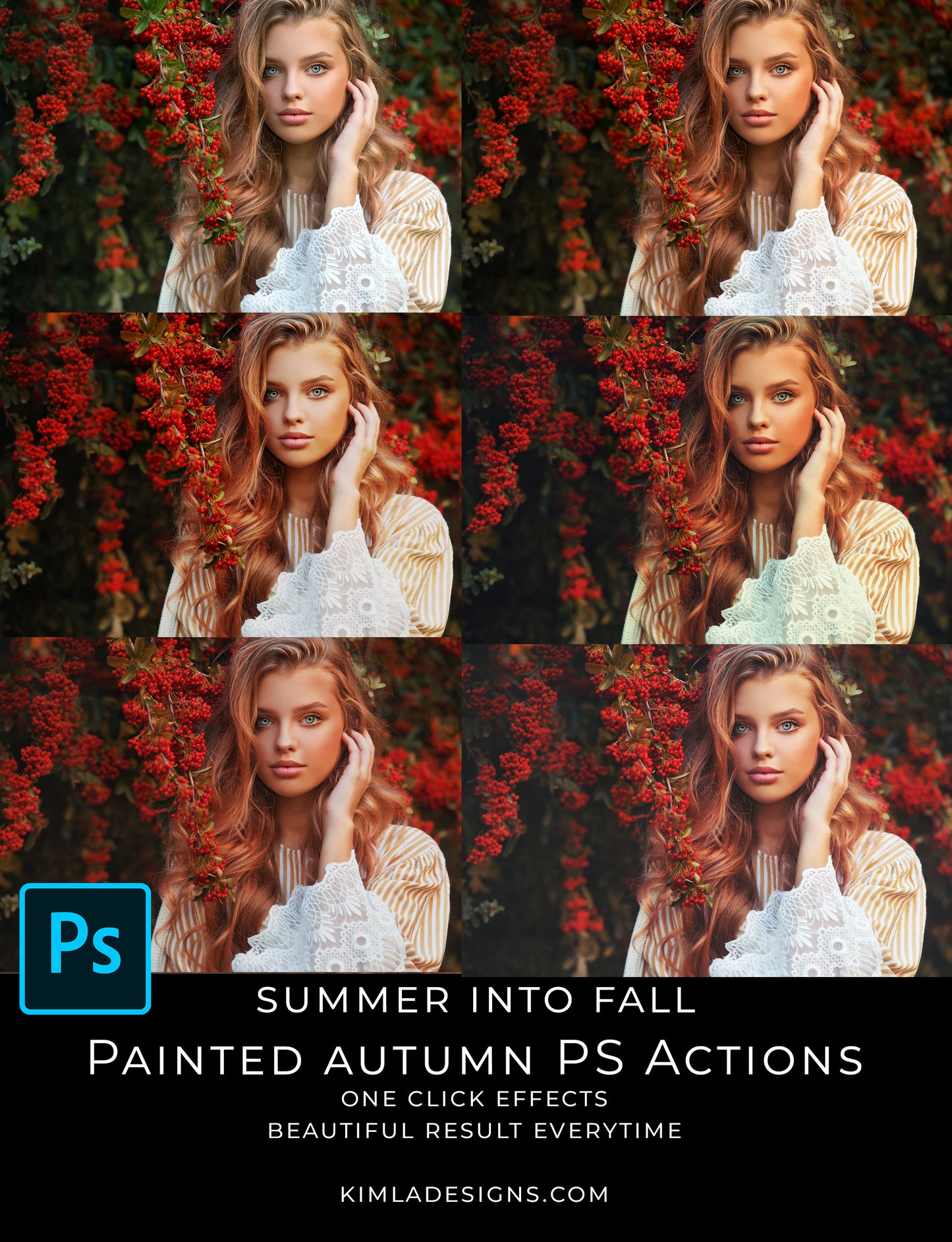 Painted Autumn PS Actions