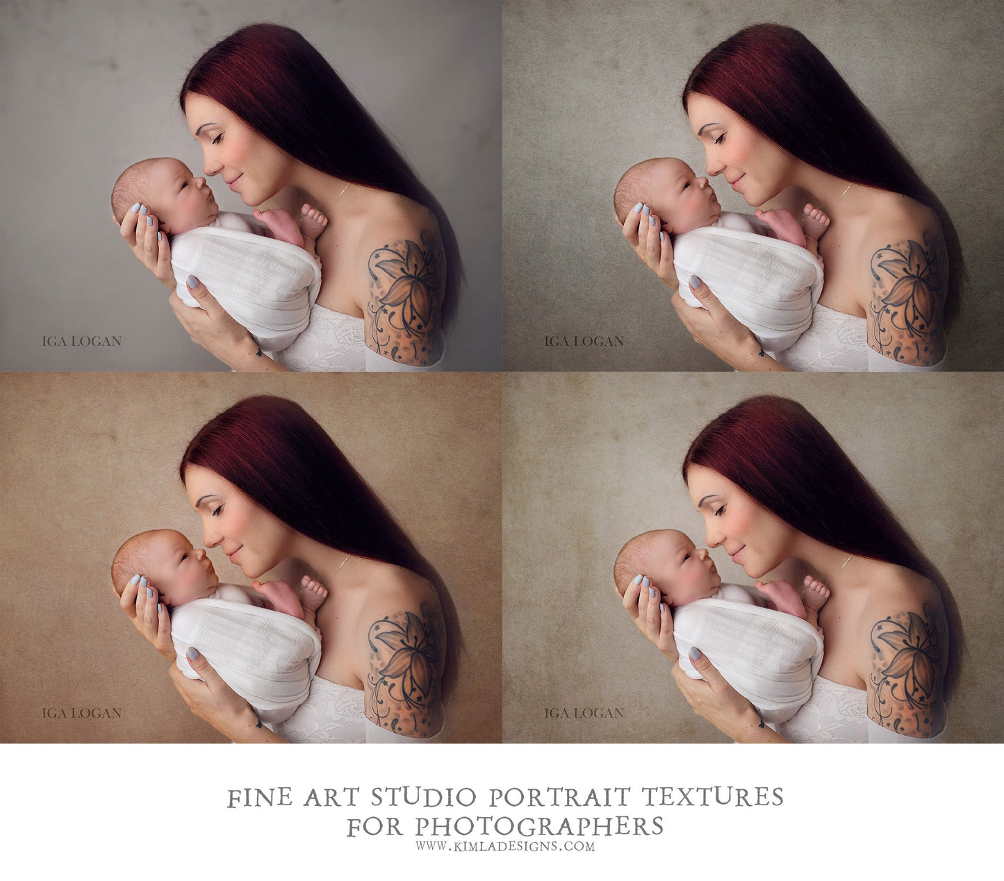 Fine Art Studio Portrait Textures