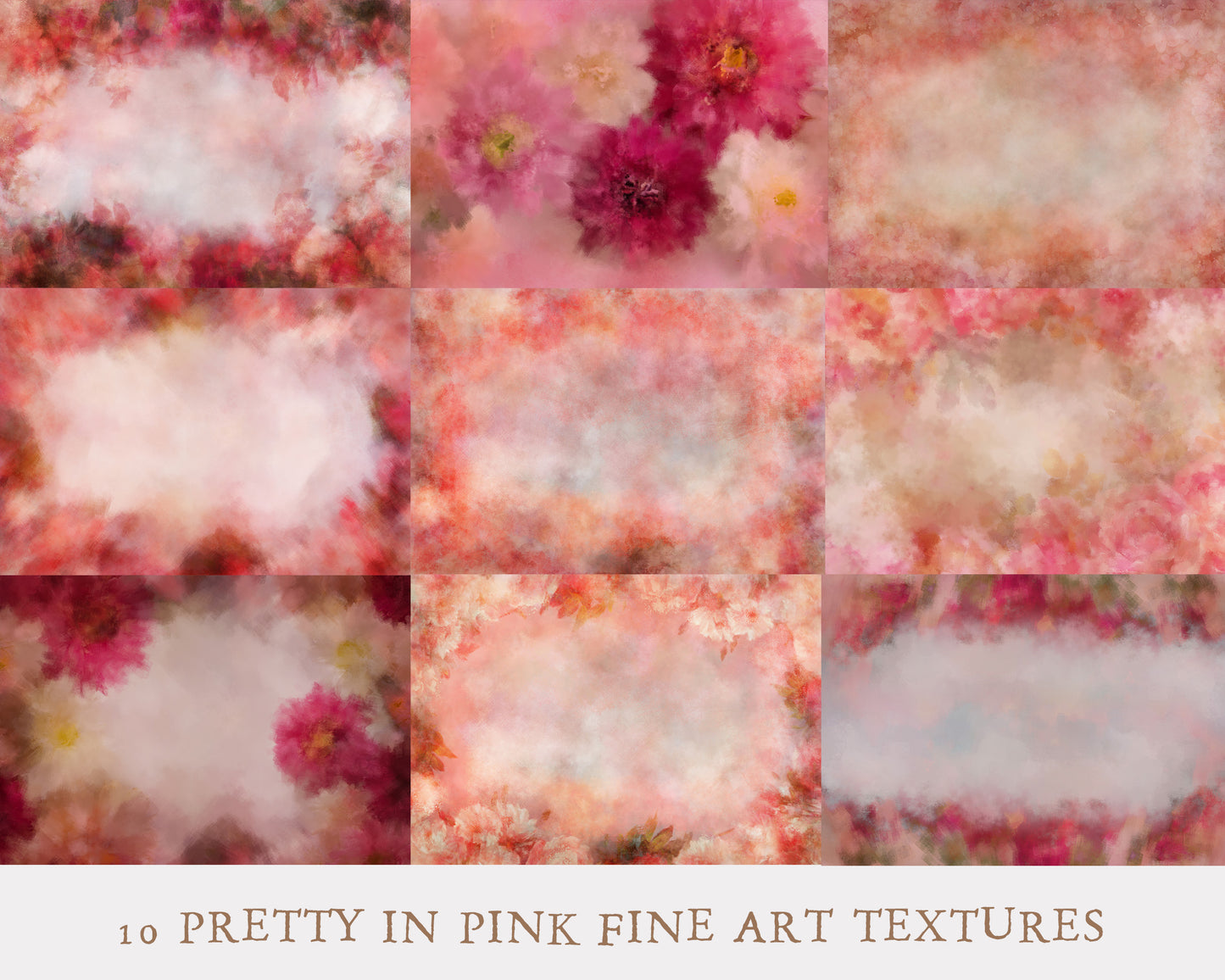 Pink Floral Fine Art Textures