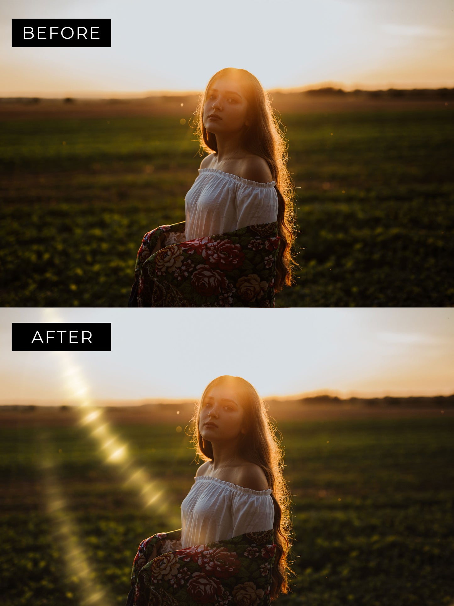 Ring Lens Flare Photo Overlays