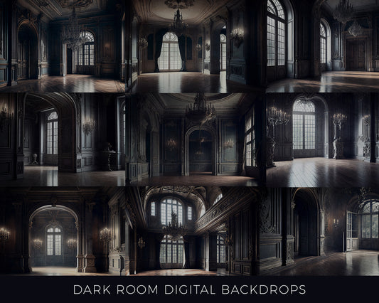 Dark Room Digital Backdrops