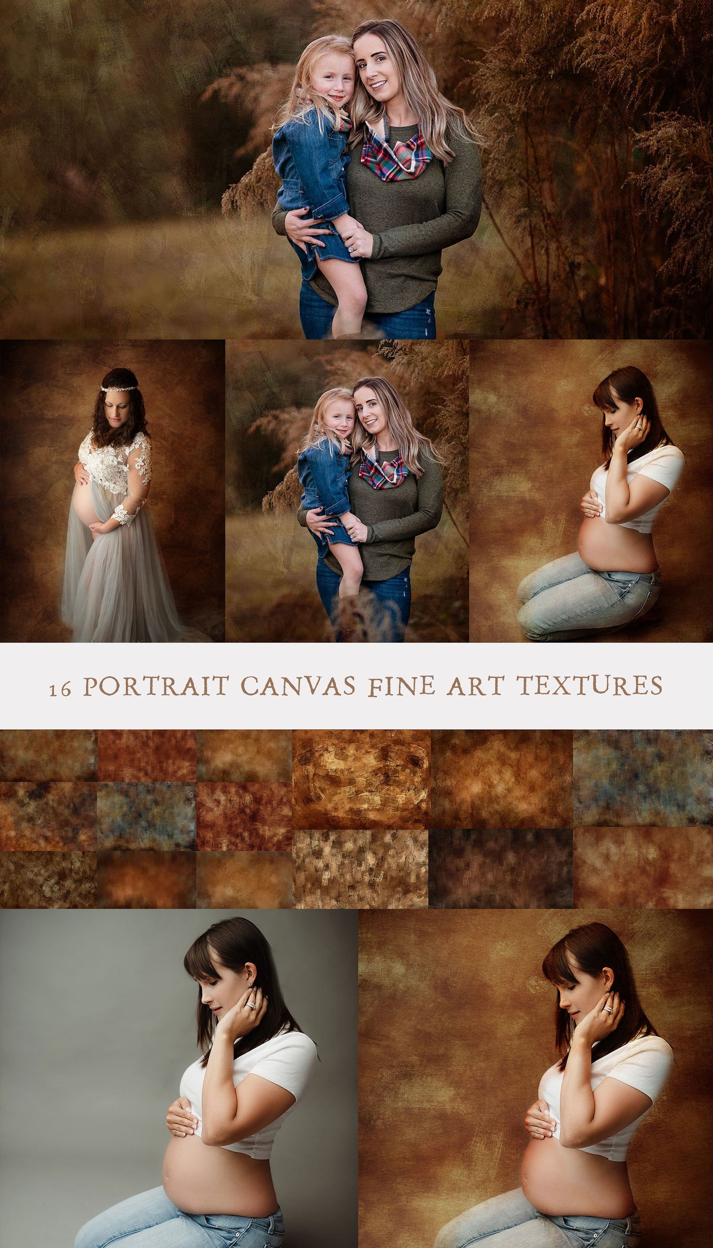 Canvas Fine Art Portrait Textures