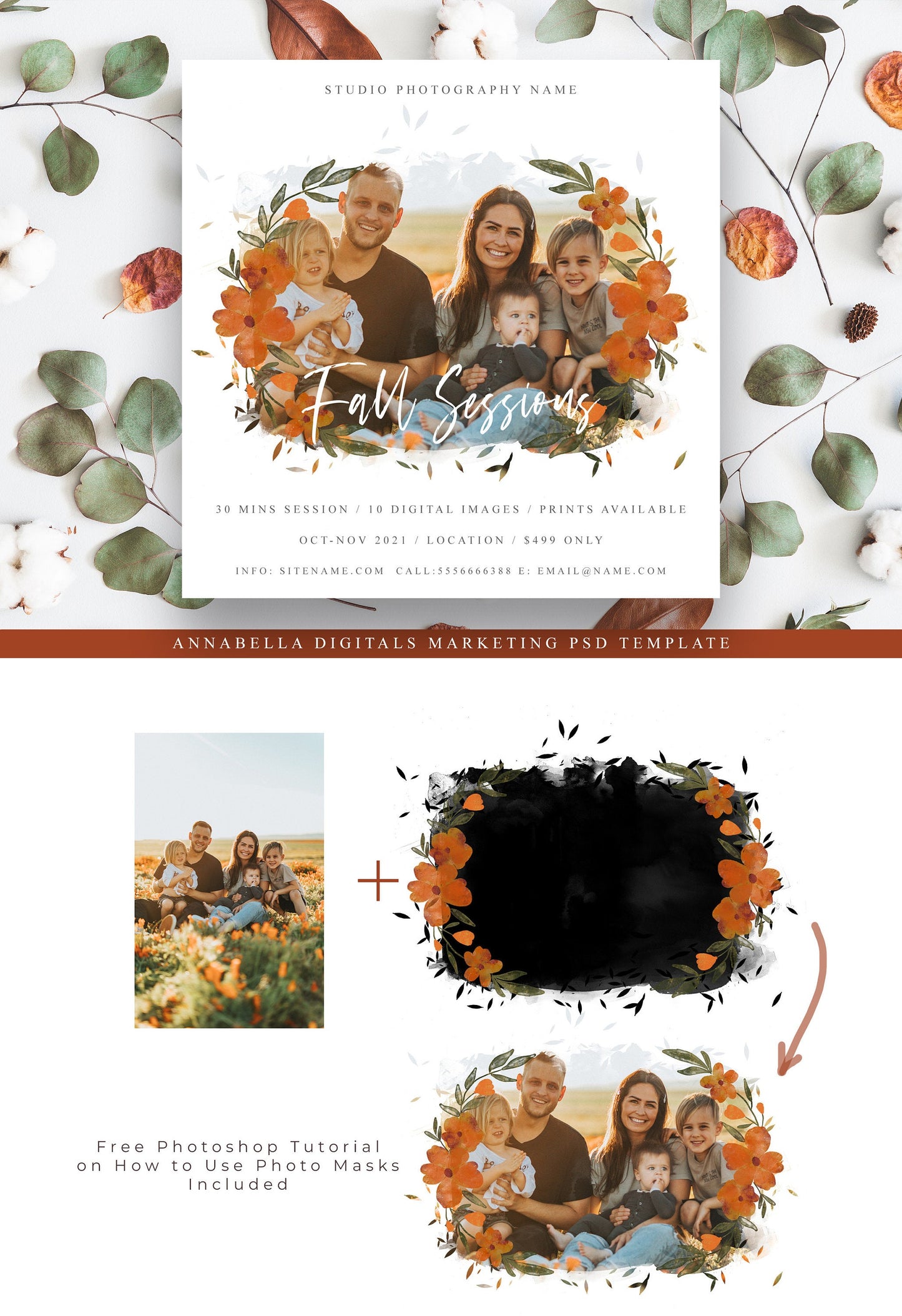 Fall Mini Session Template