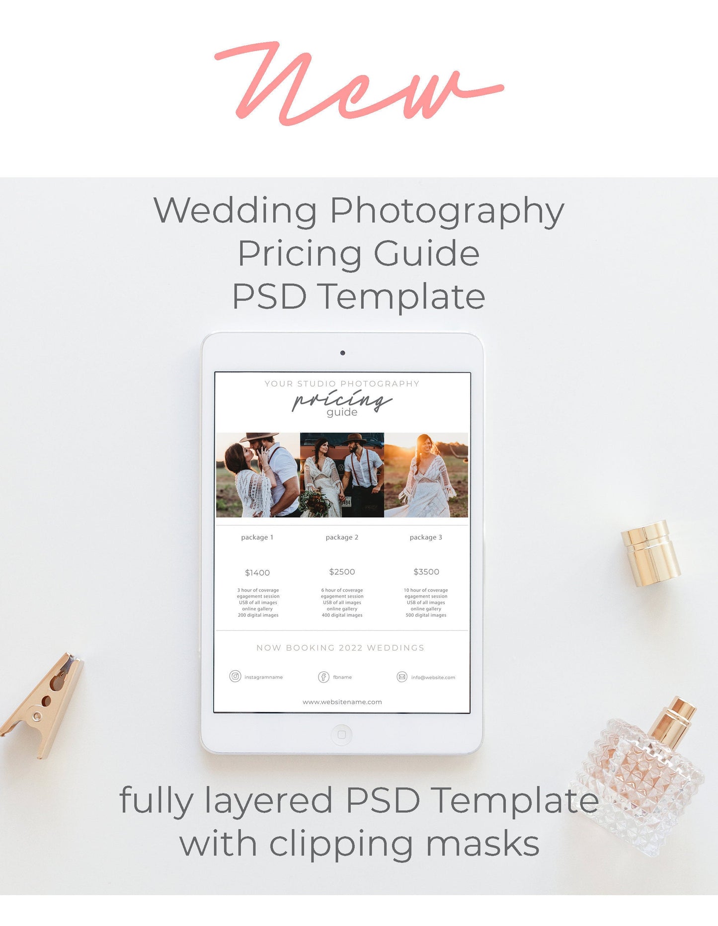 Photography Pricing Template