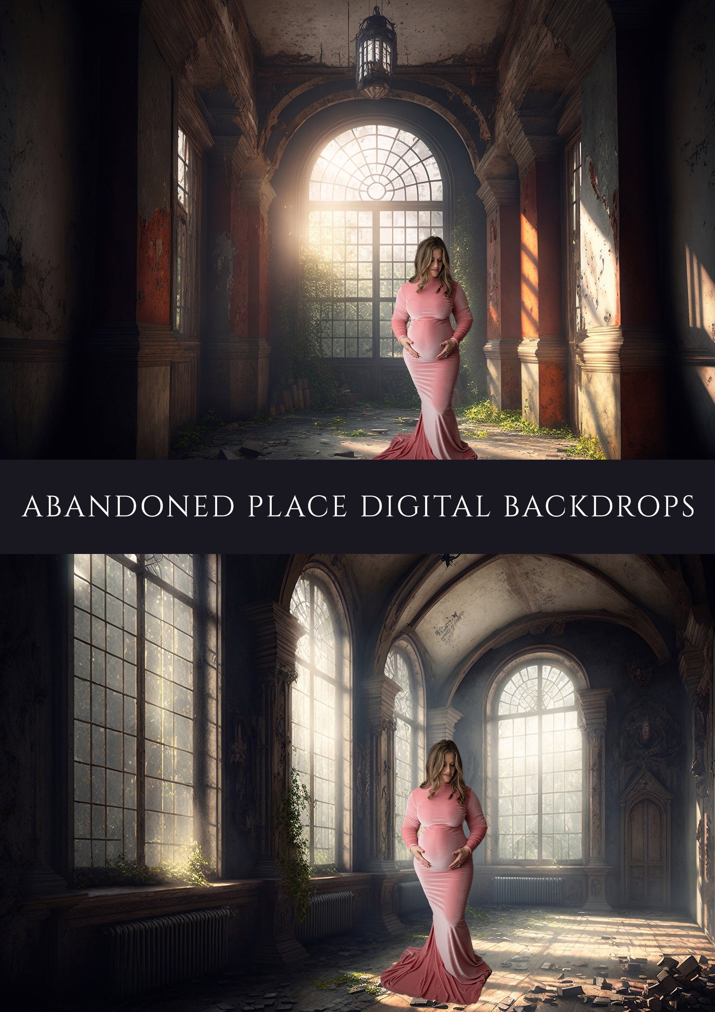 9 Abandoned Place Digital Backdrops