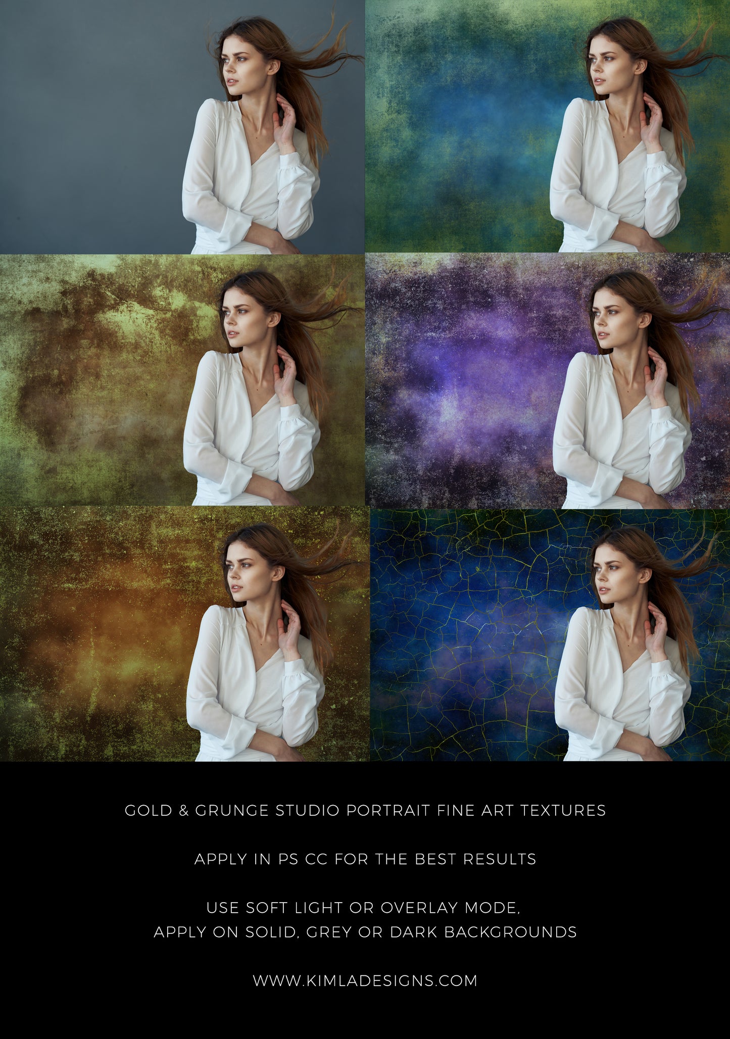 Gold and Grunge Fine Art Textures