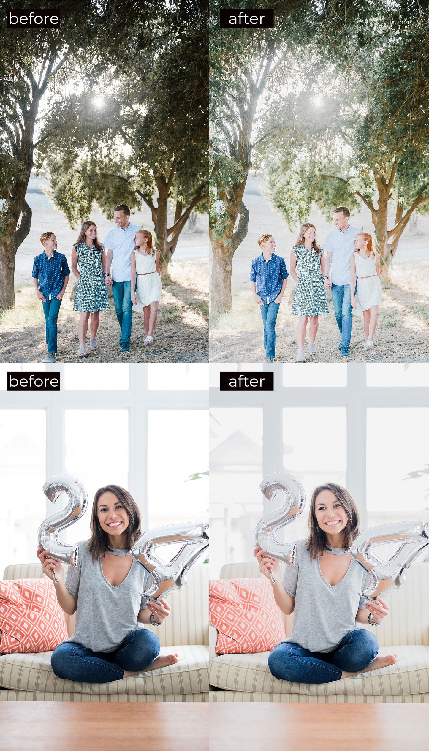 13 Bright & Airy Desktop Lightroom Presets, 4 Mobile Presets, Wedding Lightroom Presets for Professional Photographers and Bloggers