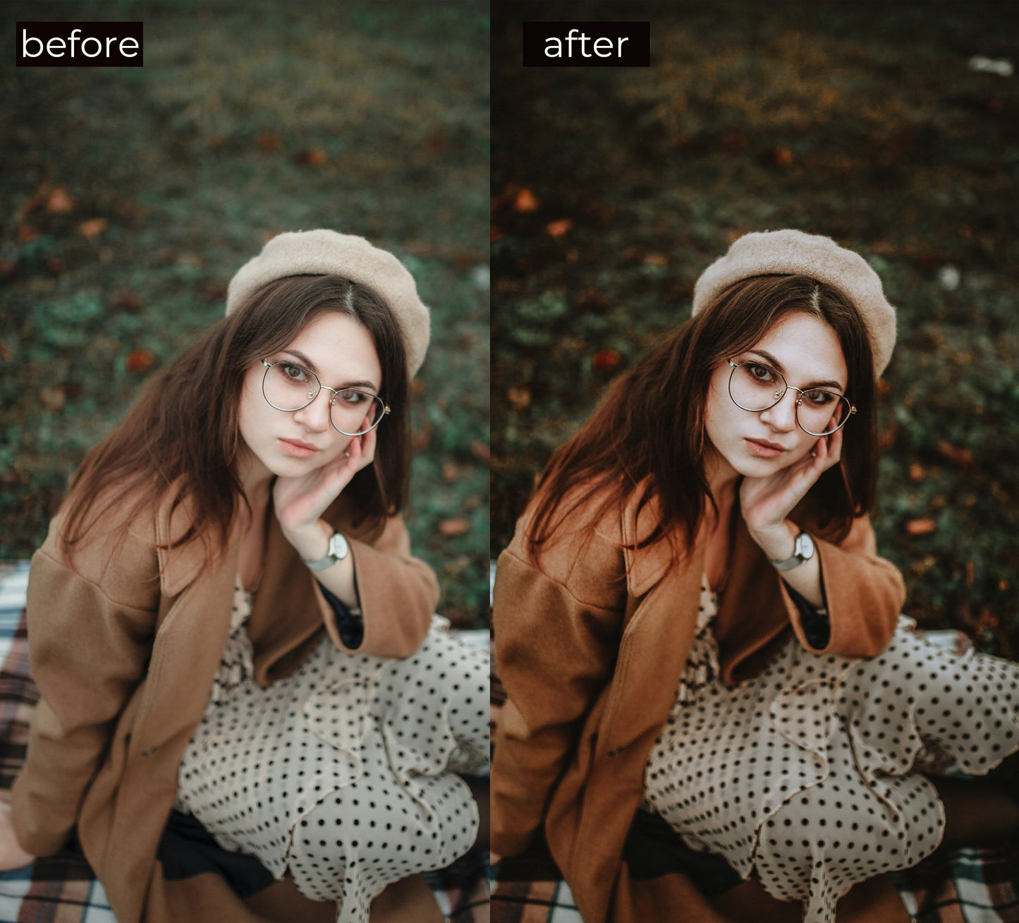 5 Autumn Tones Lightroom Presets, Fall Photo Editing, Instagram Filter, Mobile Presets