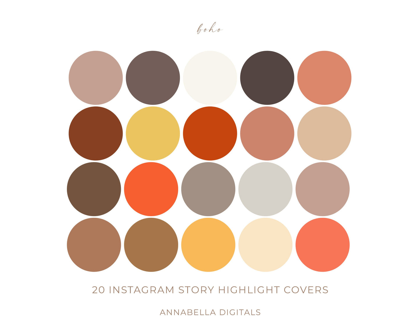 20 Boho Instagram Story highlight Icons