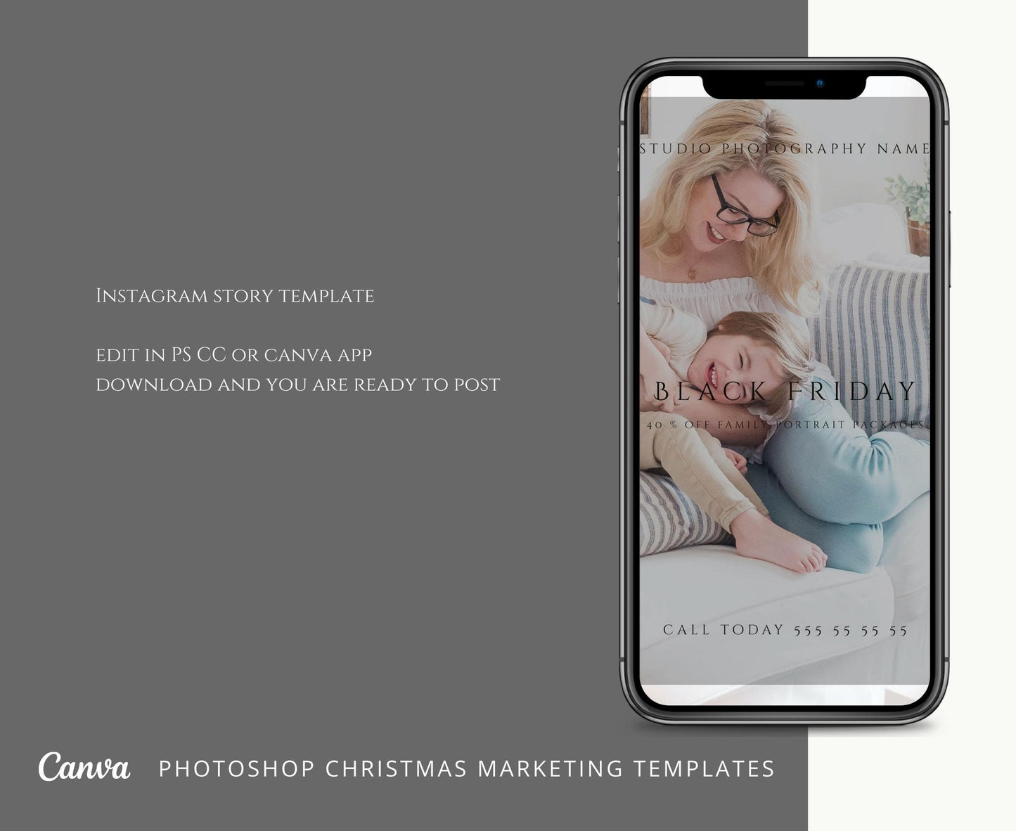 Black Friday Canva and Photoshop Marketing Template