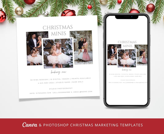 Christmas Minis Marketing Templates