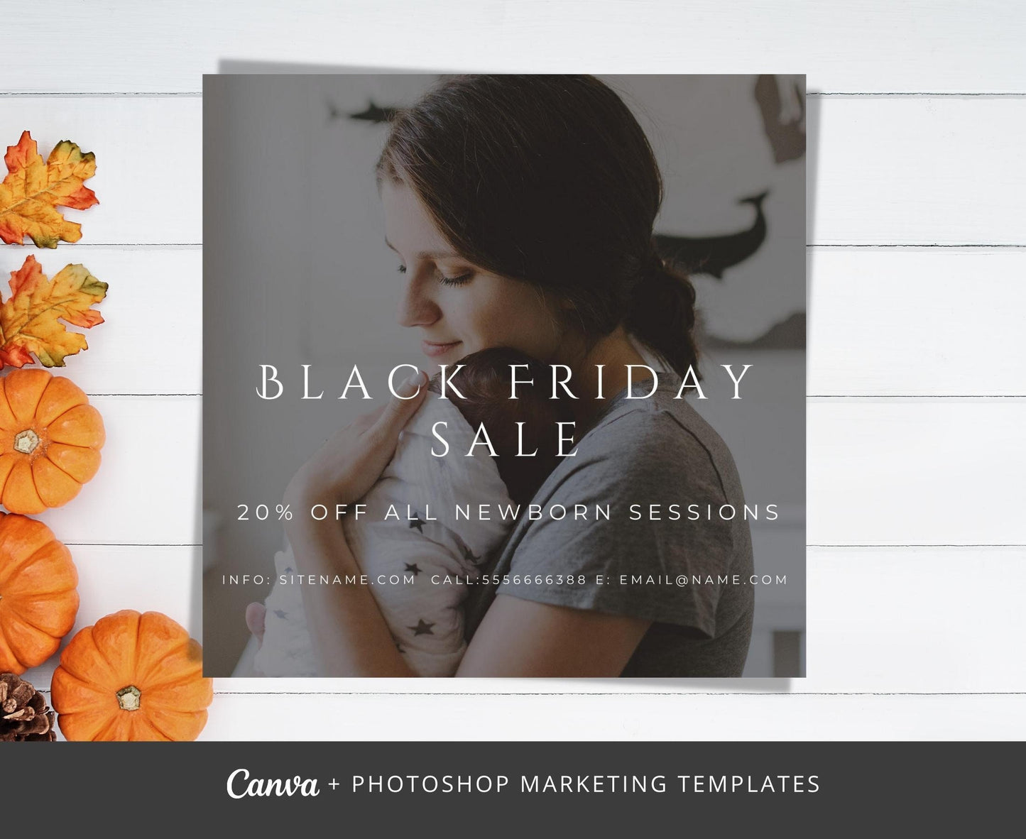 Black Friday Sale Canva and Photoshop Marketing Template