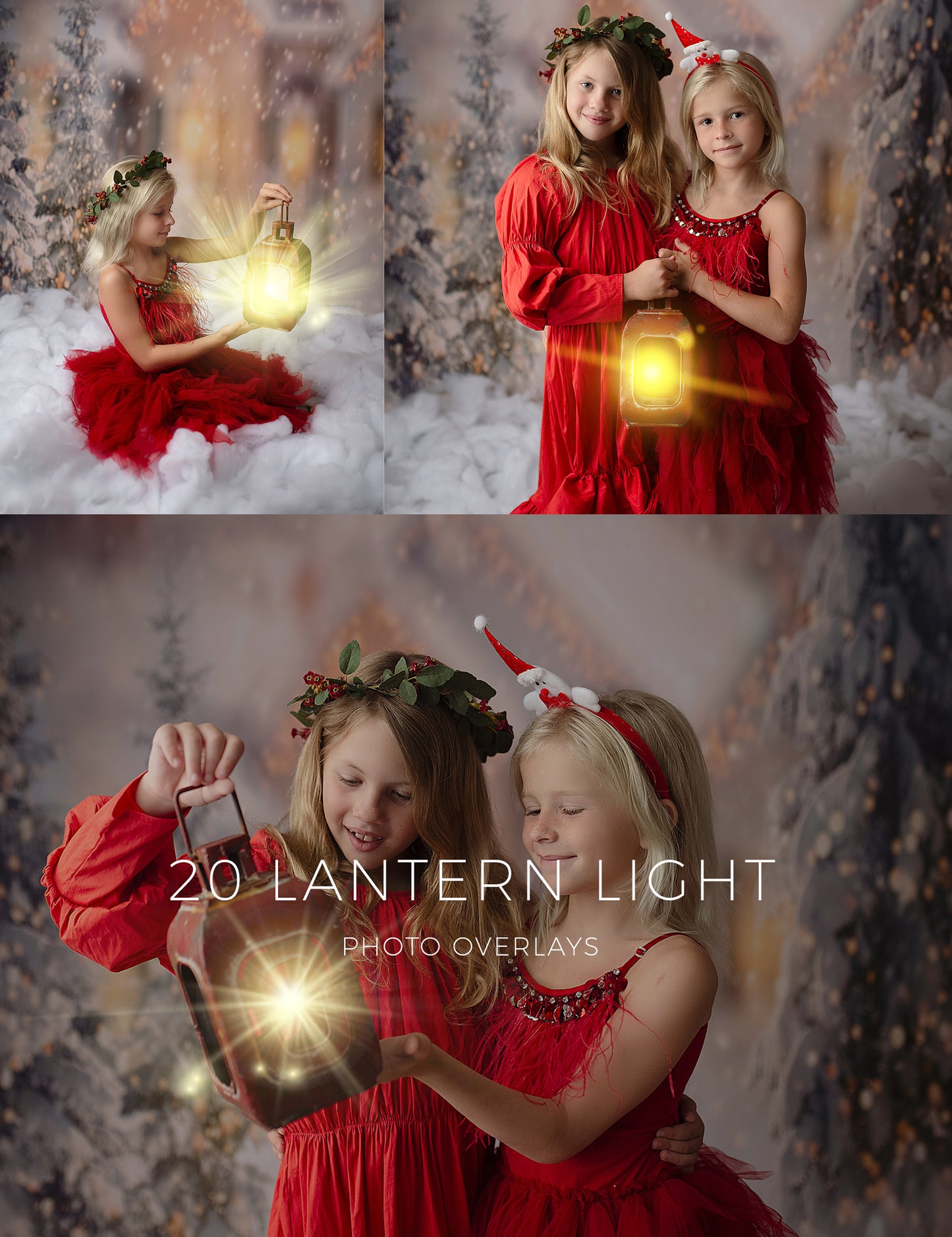 Lantern Light Photo Overlays