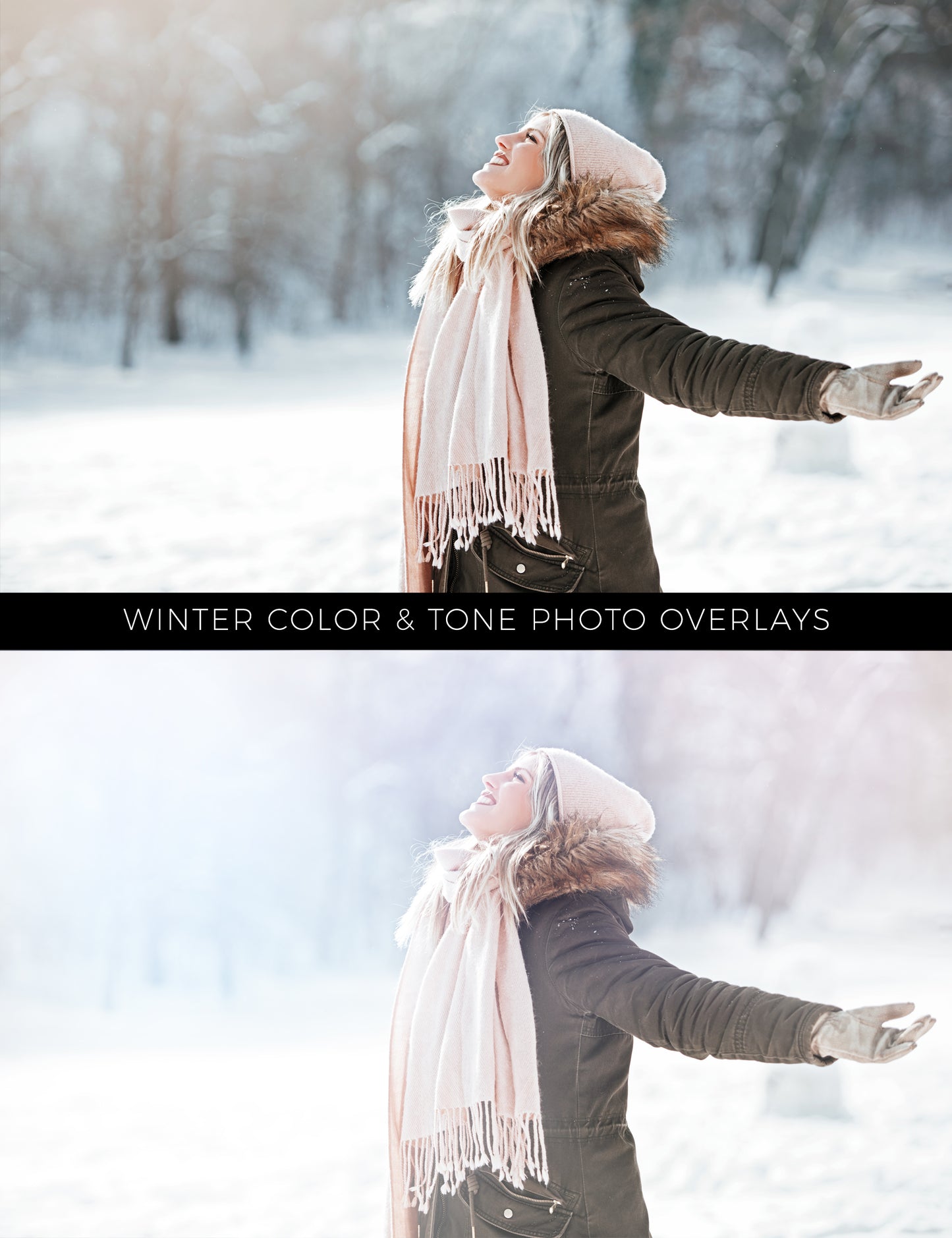 60 Winter Colors Photo Overlays