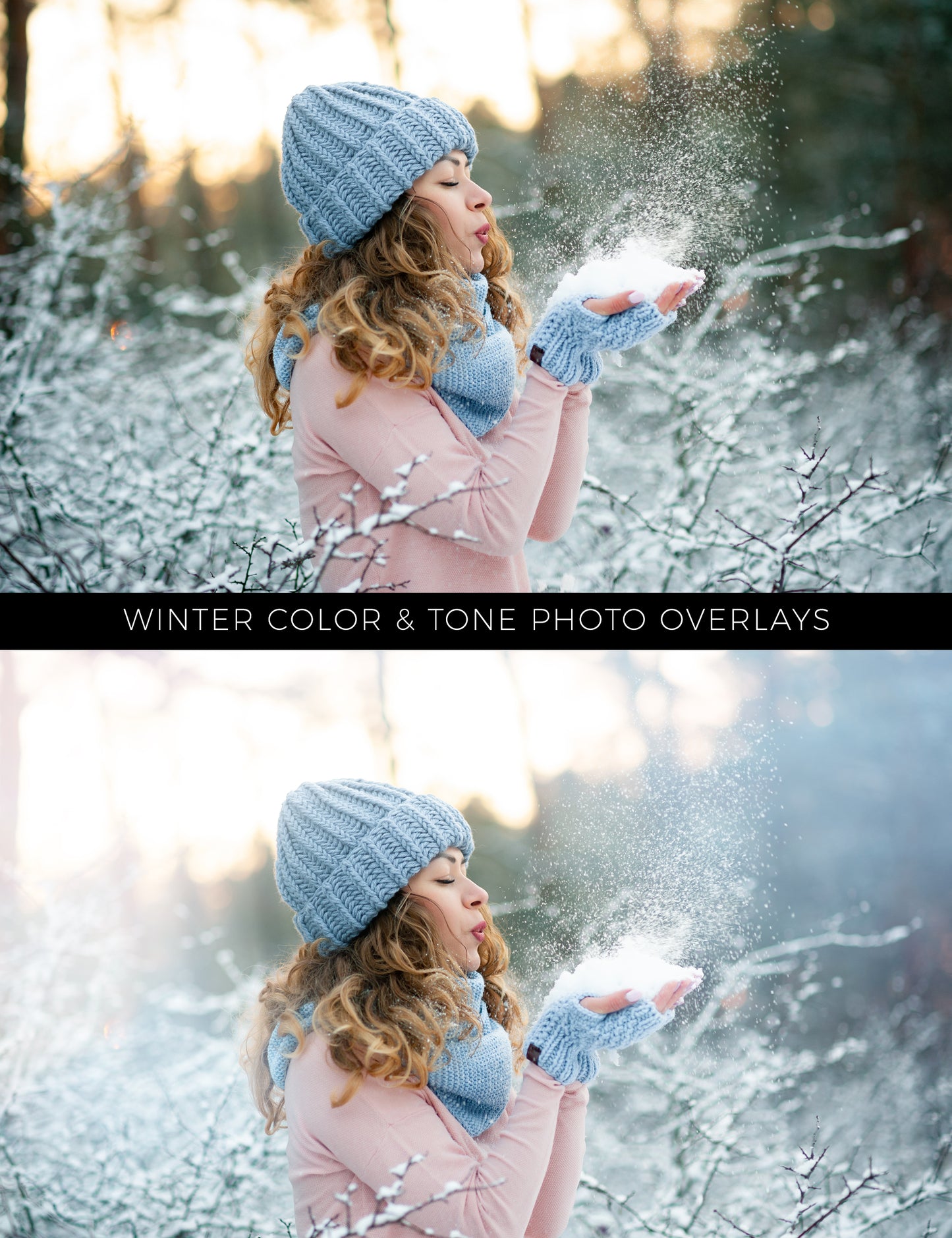 60 Winter Colors Photo Overlays